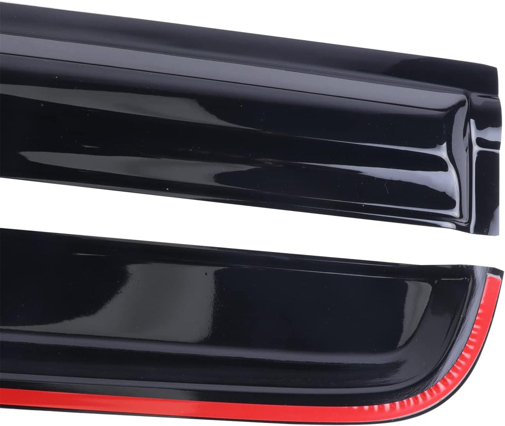 Vent Visor Side Window Deflector Pack of 2 Dark Tinted Acrylic S5450