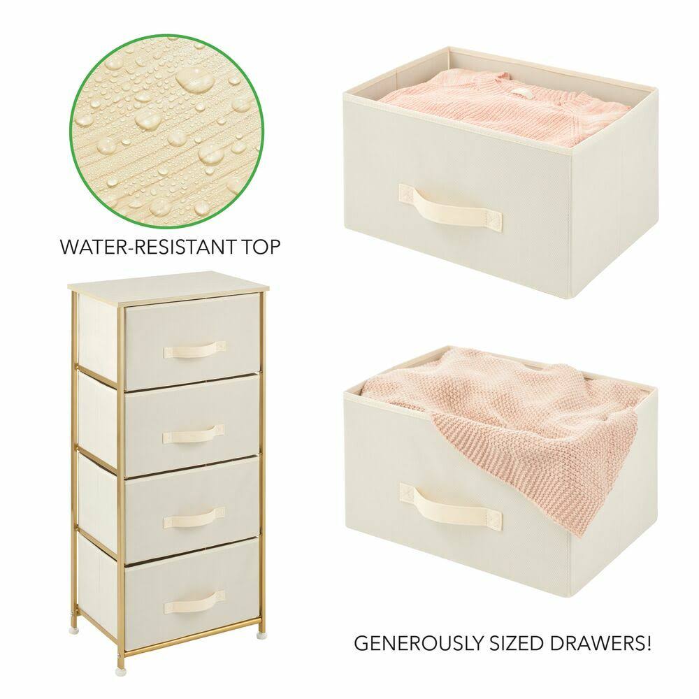 Vertical Dresser Storage Tower with 4 Drawers C886780