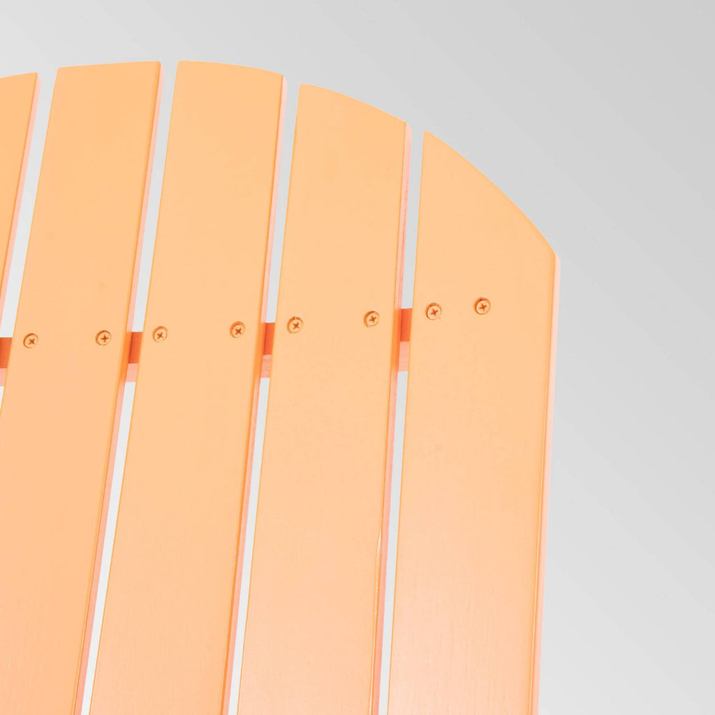 4pk Acacia Wood Folding Adirondack Chairs Tangerine V21457