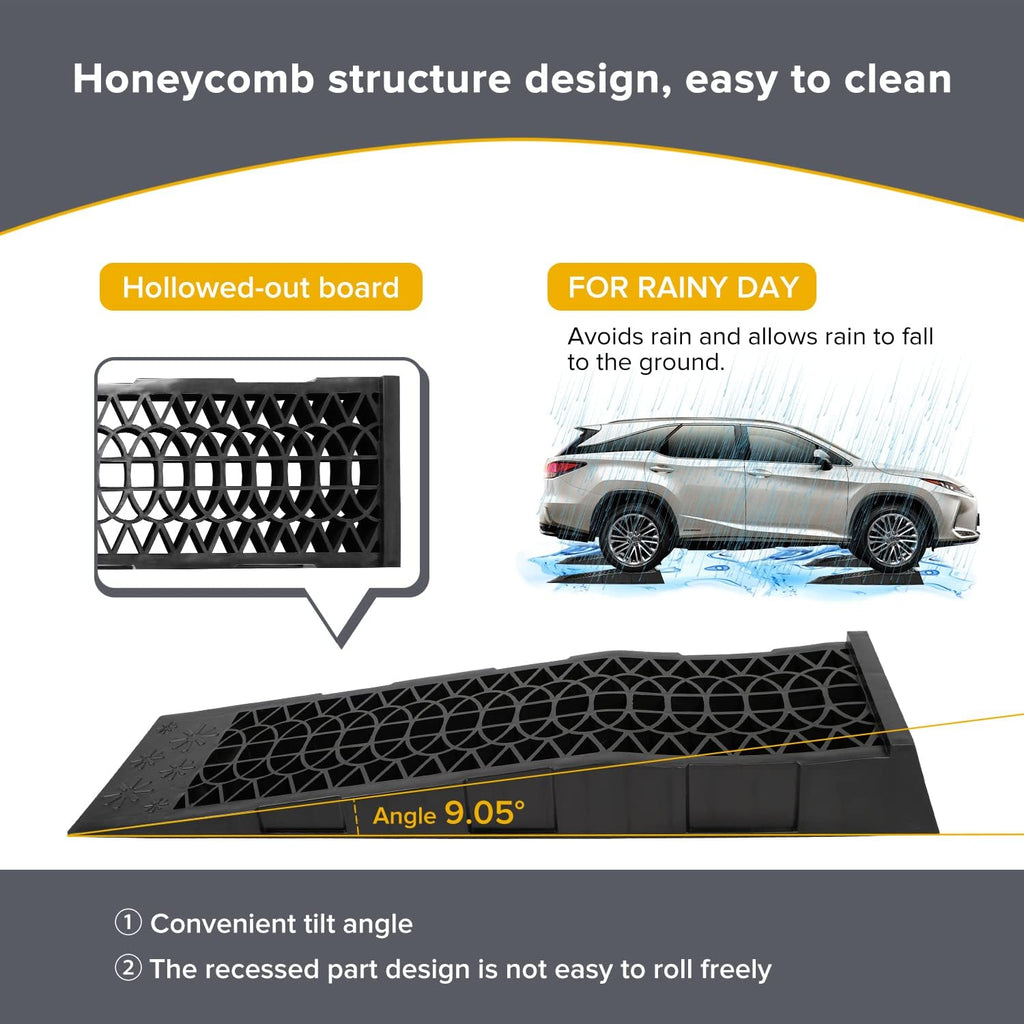6 Ton Plastic Car Service Ramps 4 Pack S8949