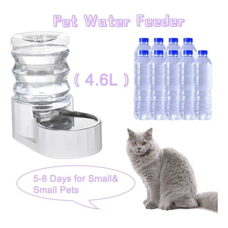 Automatic Bpa-free Stainless Steel Pet Waterer M44112