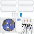 39,000 BTU 4 Zone Ductless Air Conditioner and Heat Pump L970