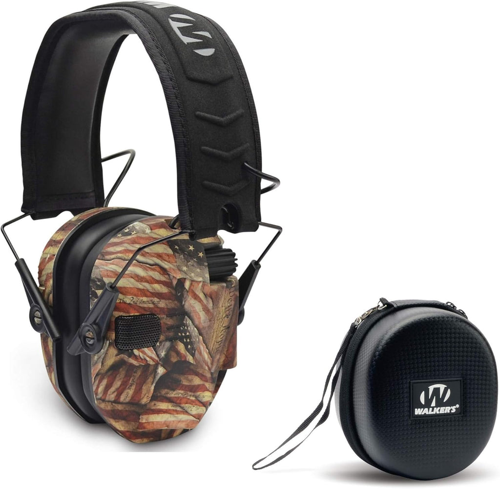 Electronic Shooting Hearing Protection Muff with Case C864832