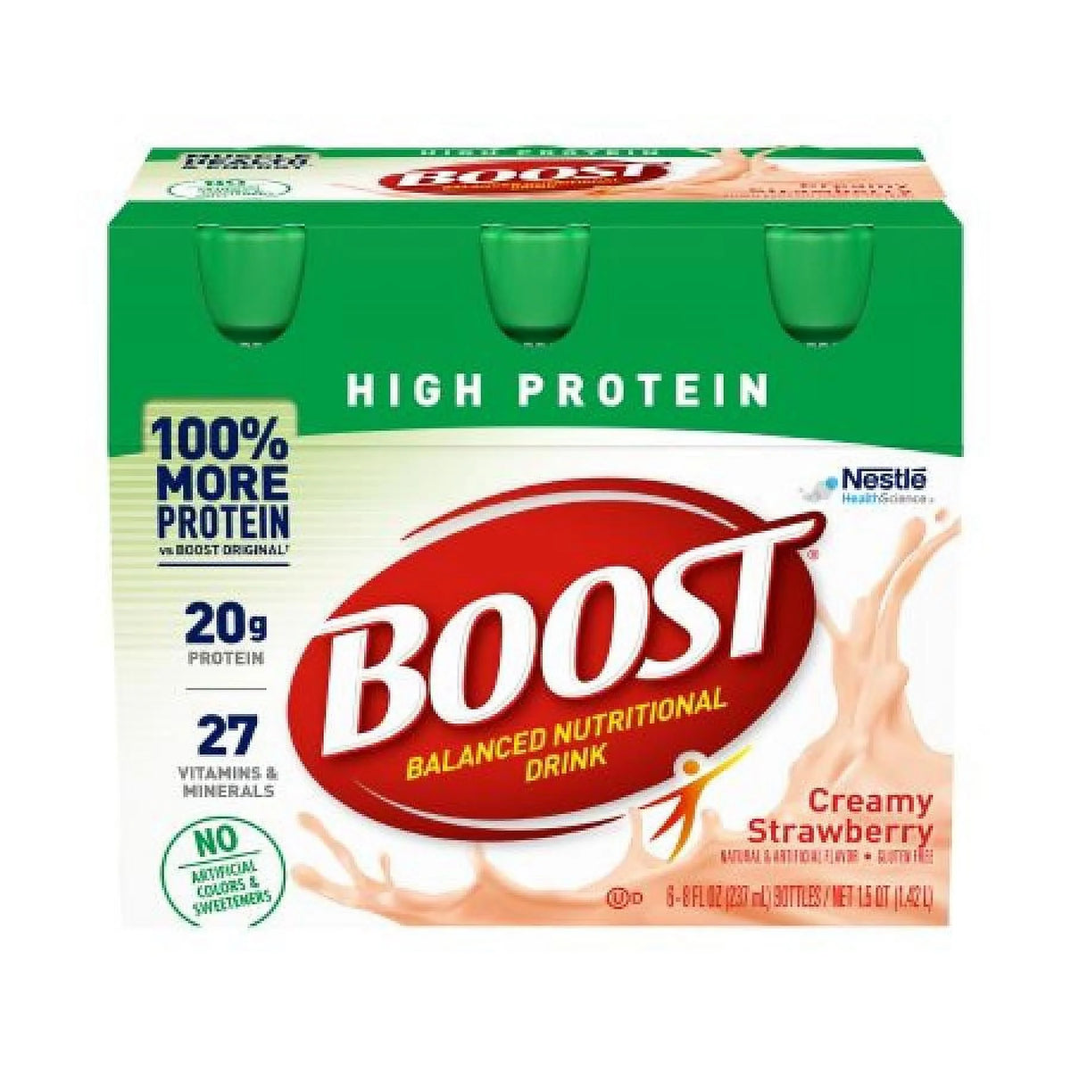 Creamy Strawberry 8 ounce Bottle 24 Count Nutritional Drink H230444