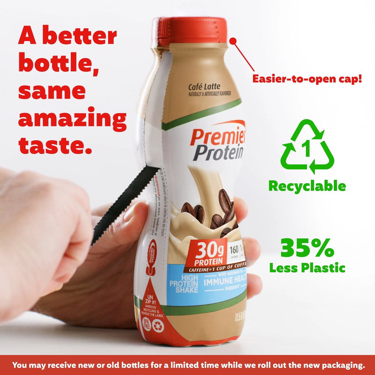 Cafe Latte Protein Shake, 30g Protein, 11.5 fl oz, 12 Ct L41914