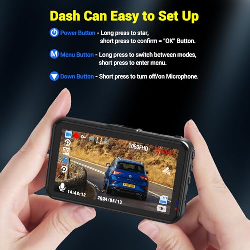 1080P FHD Dash Cam with 32GB Card B587