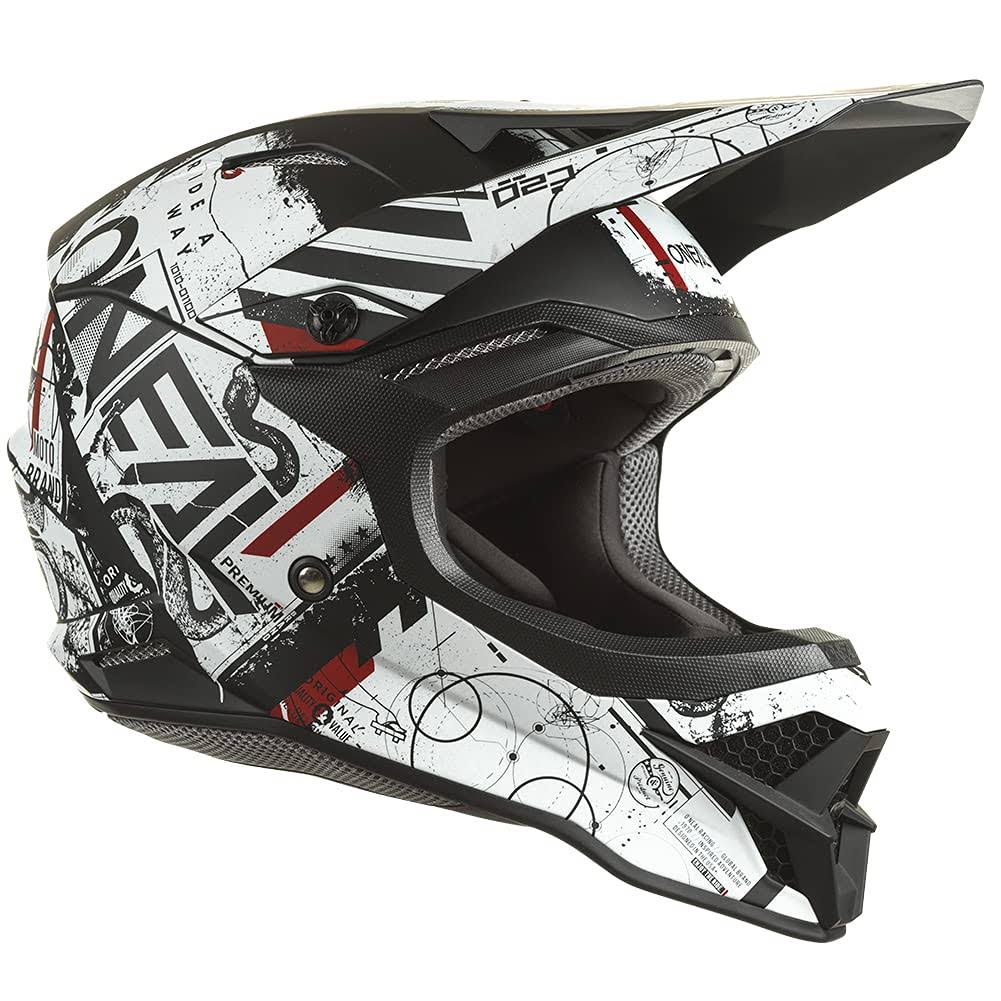 Black White Helmet L1065