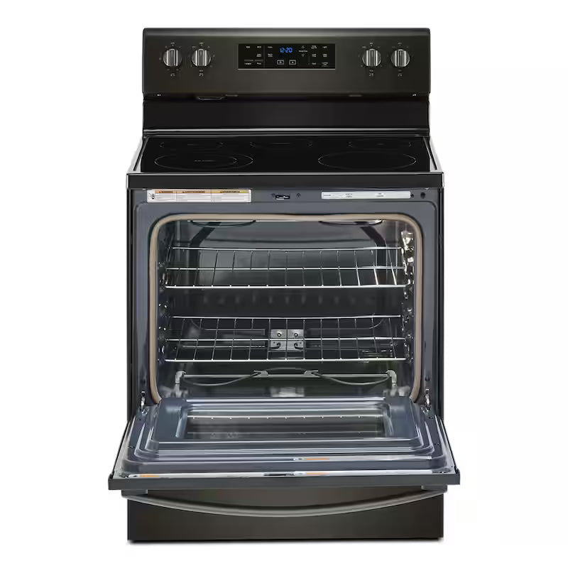 Black Stainless Electric Range with 5 Elements Q888
