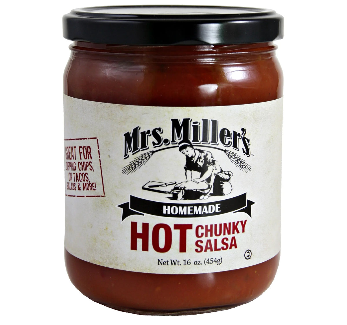 Homemade Hot Chunky Salsa 3-Pack 16 oz. Jars N914351