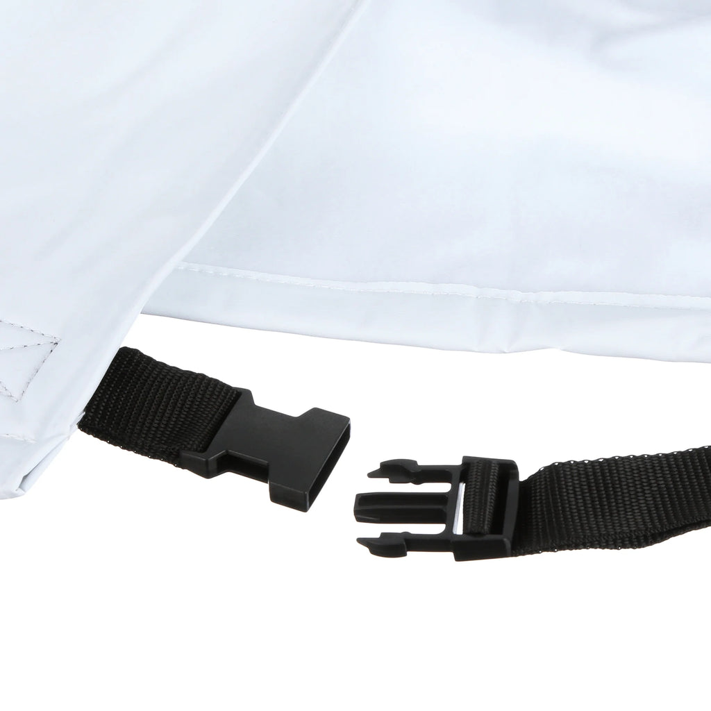 Vinyl Arctic White 29" Single Axle Tire Covers Q294