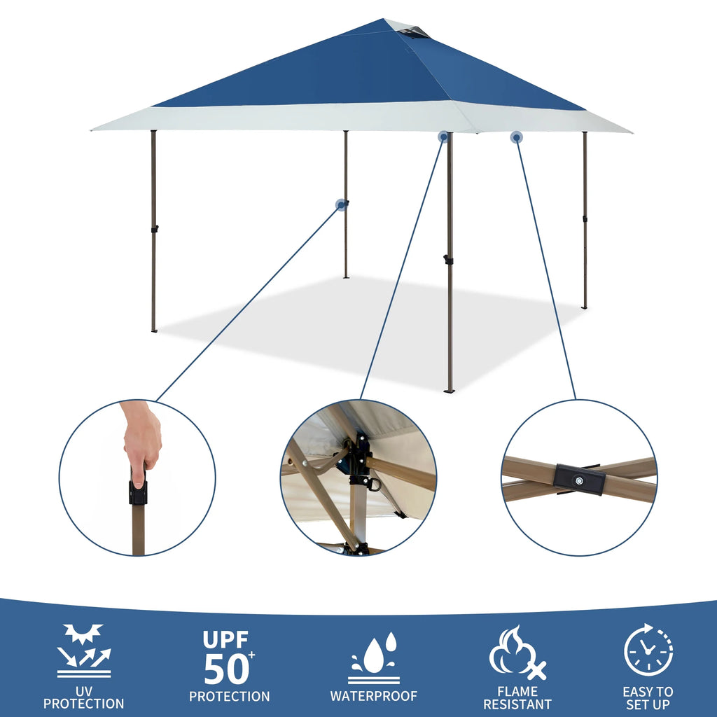 13'x13' Pop-up Canopy with Auto Extending Eaves B897179