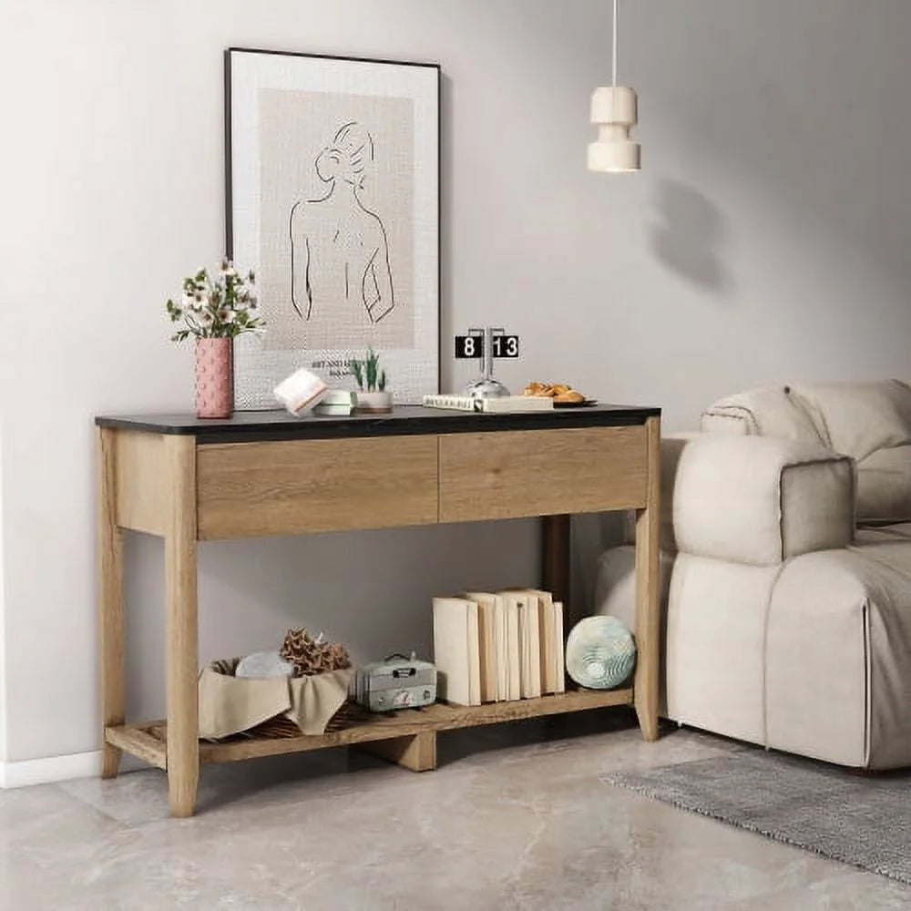 47 Inch Double Drawers Console Table V200231