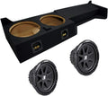 Compatible with Nissan Frontier 05-12 Crew Cab Dual 10 Subwoofer Box Enclosure U561362