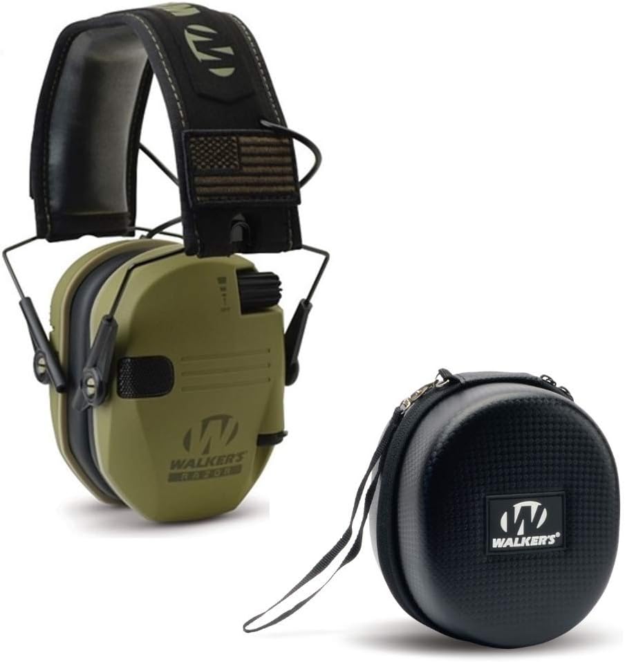 Electronic Shooting Hearing Protection Muff with Case C864832