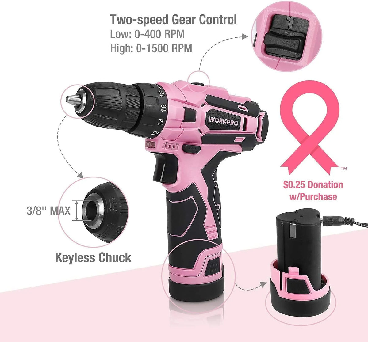 Cordless Drill Driver Kit G5326