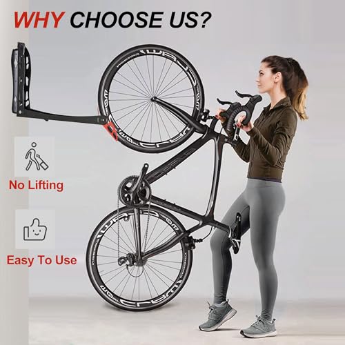 4 Pack Wall Mounted Bike Storage System R406
