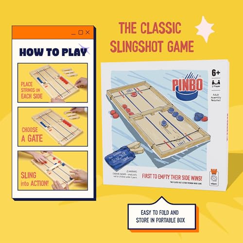 Foldable 2-Player Wooden Tabletop Game H13917
