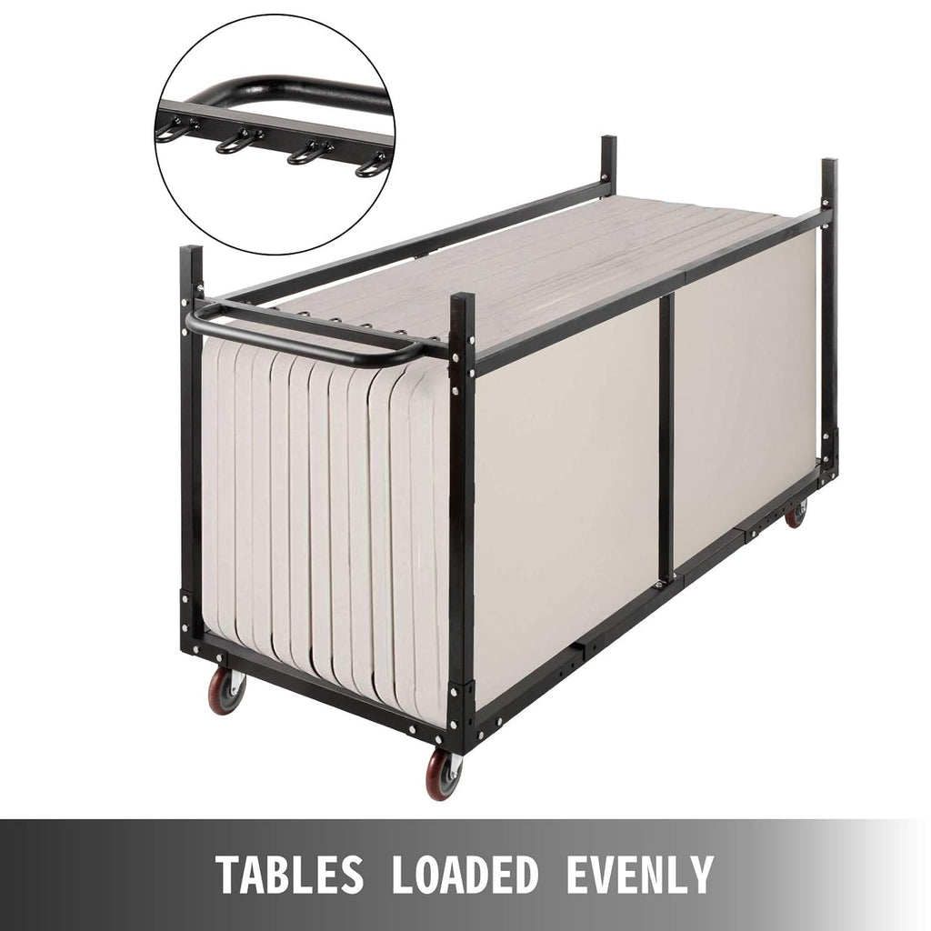 Folding Table Cart with Heavy Duty Steel M5143
