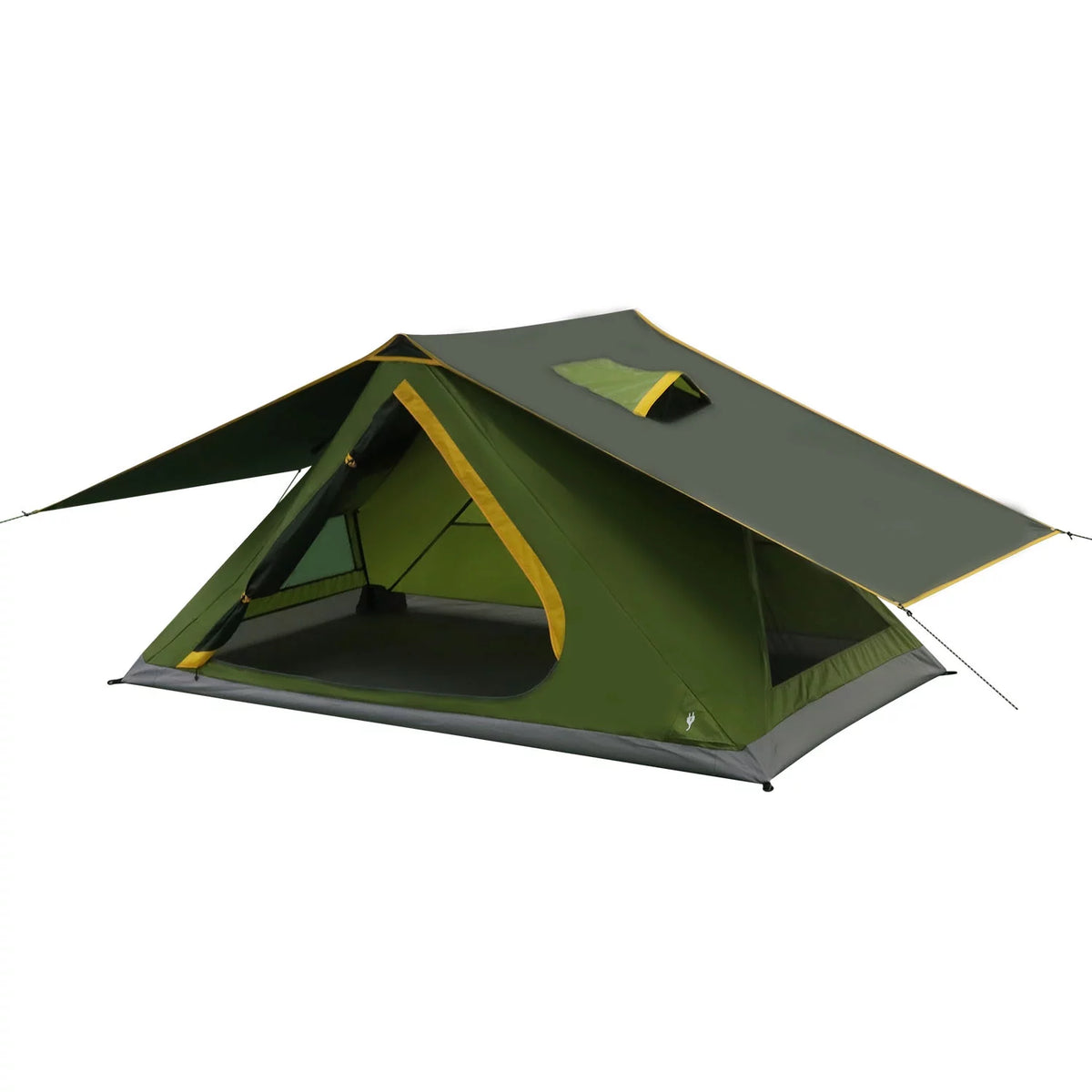 2-Person Pop up Instant Hub Tent, Green, 7.5 lbs O64789