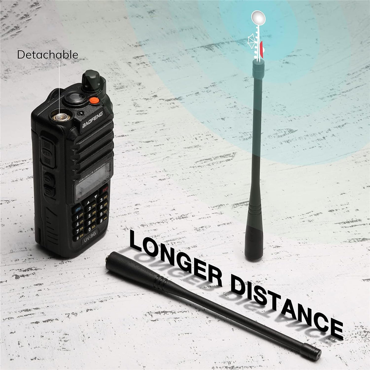 GMRS Radio Waterproof IP67 Dual Band Handheld A36434