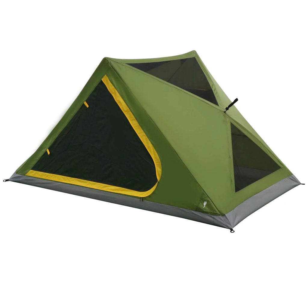 2-Person Pop up Instant Hub Tent, Green, 7.5 lbs O64789
