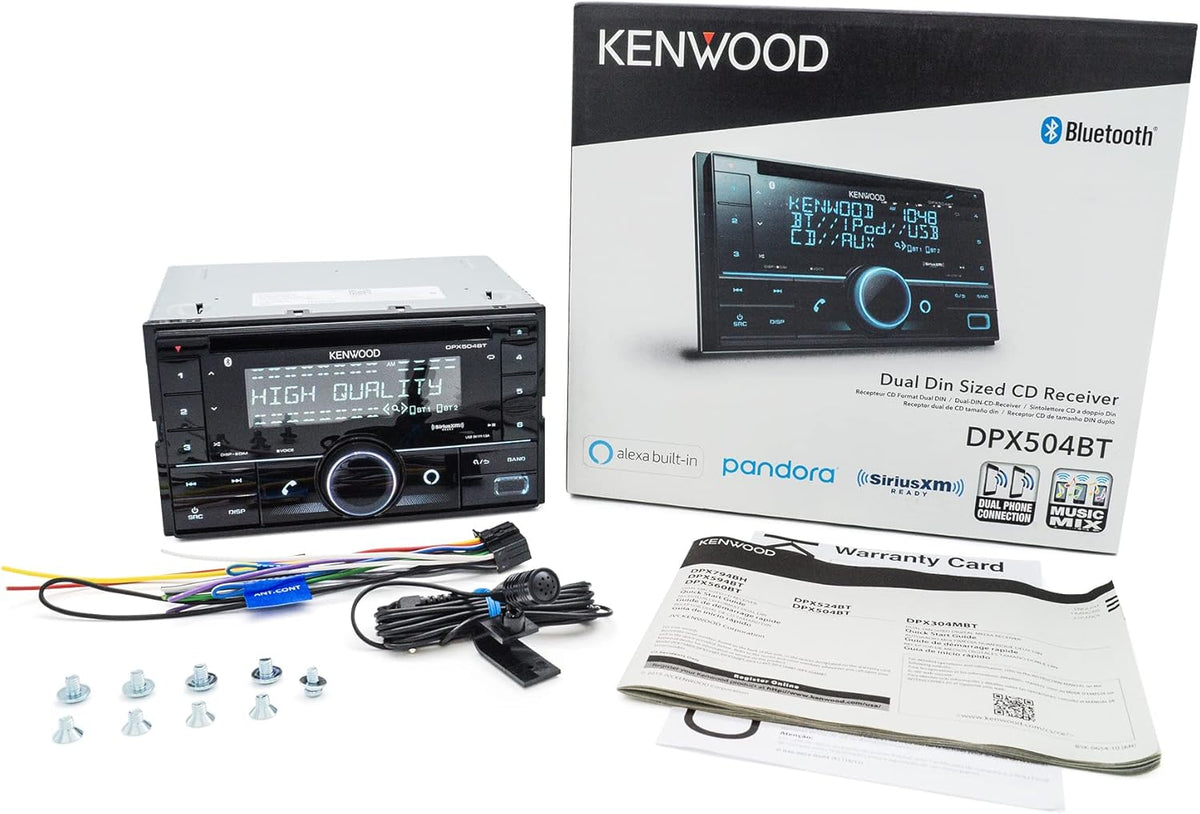 Double DIN CD Receiver with Bluetooth D4641