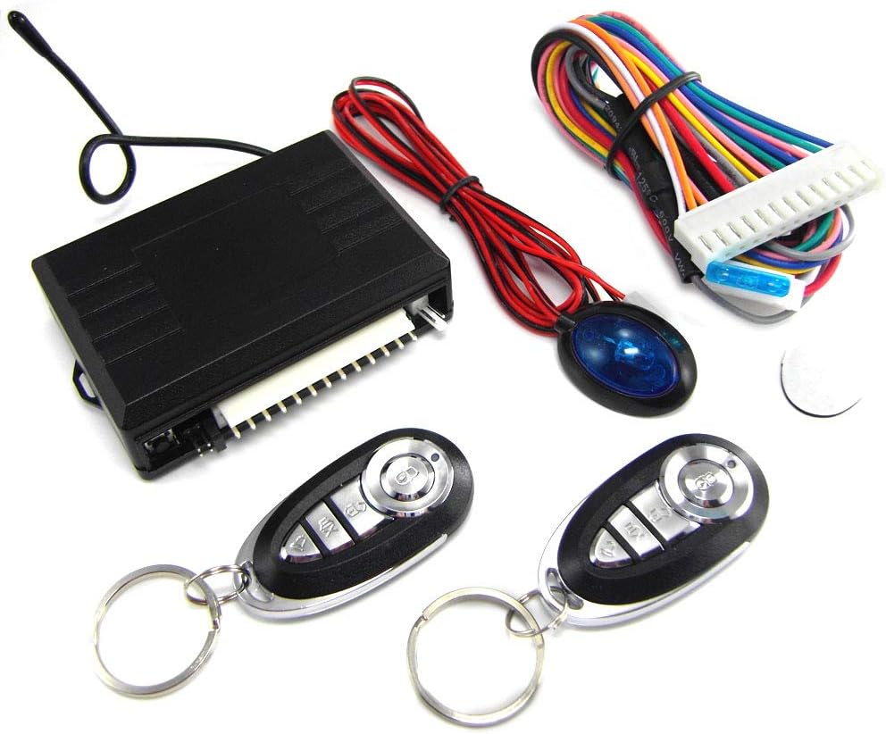 3-Channel 1-Way Car Alarm Keyless Entry System Pack of 2 X175383