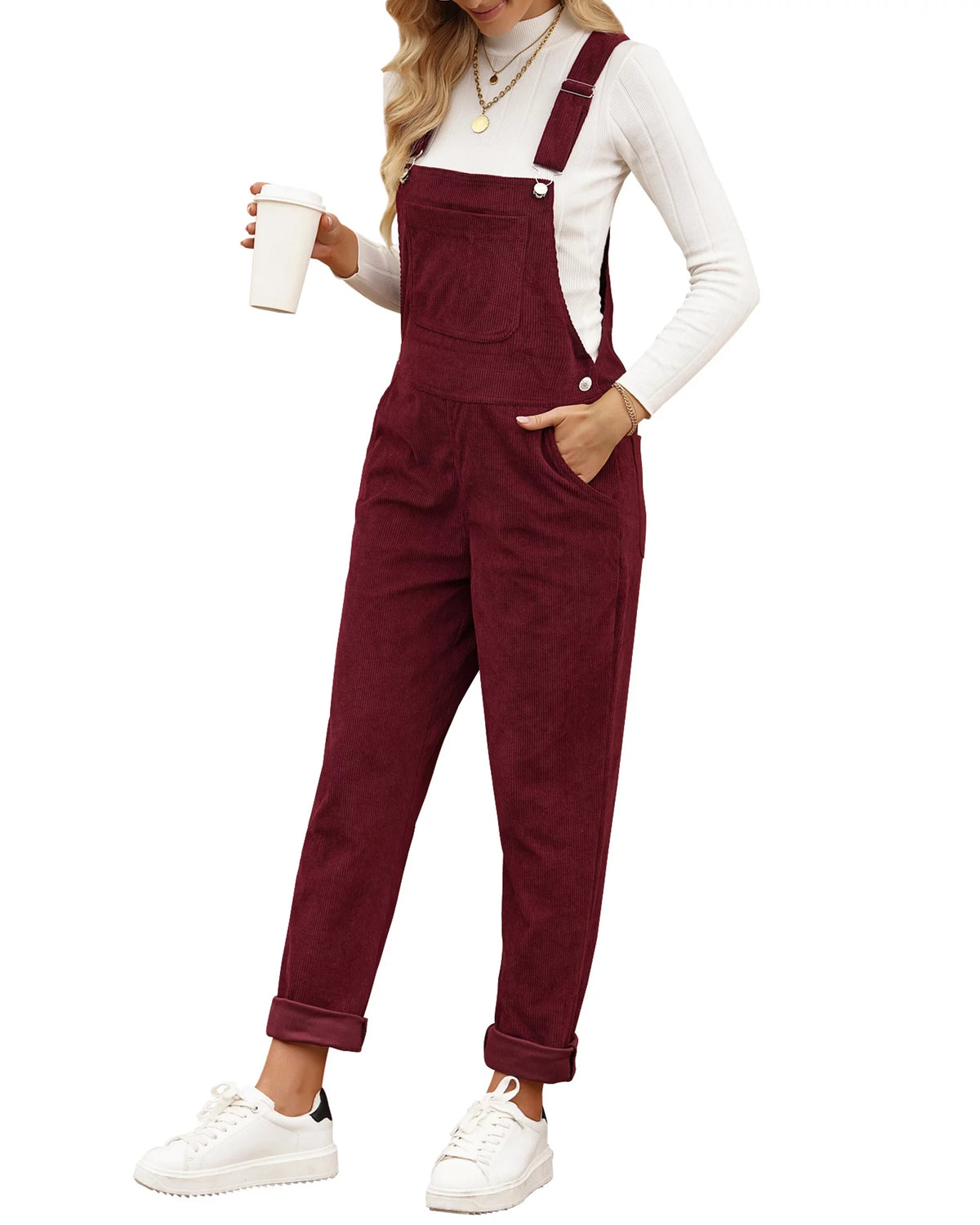 Corduroy Overalls U5147