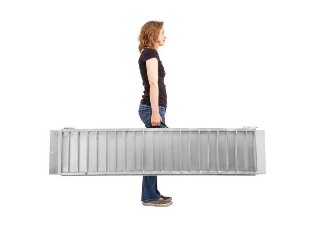 6 ft Portable Single-Fold Aluminum Wheelchair and Scooter Ramp A2595