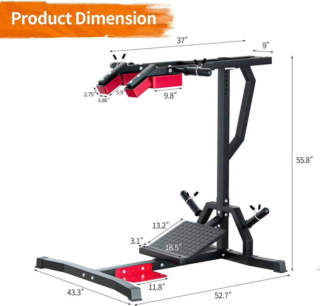 Leverage Squat Calf Raise Machine W445