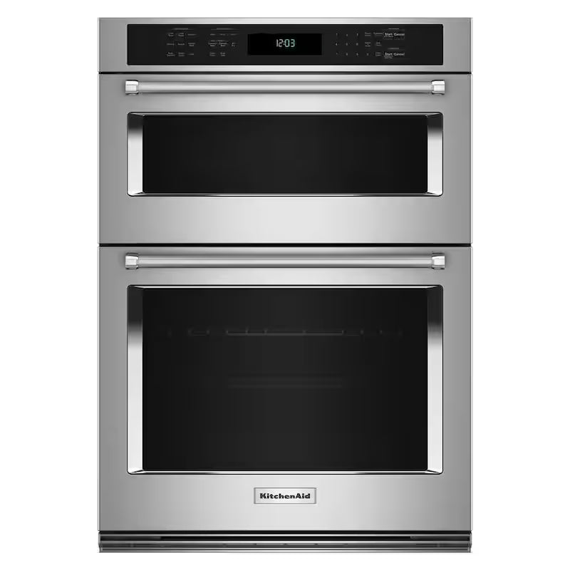 Electric Wall Oven and Microwave Combo in Stainless Steel with Air Fry A360