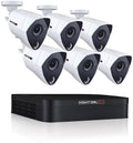 8 Channel 3MP Video Security DVR with 1 TB HDD and 6 x 3MP Wired Infrared Cameras N7325