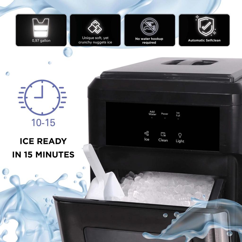 44 lbs. Nugget Ice Maker Stainless Steel M232932
