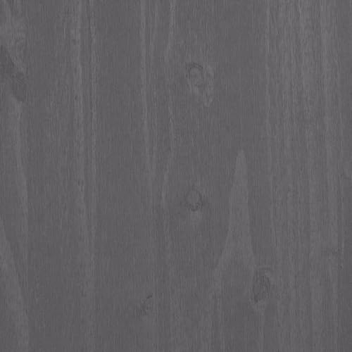 Light Gray Solid Wood Pine Sideboard E8363