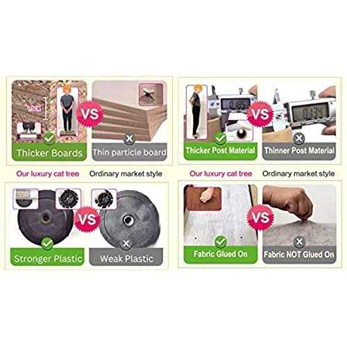 40 in. Kitten Cat Tree W198