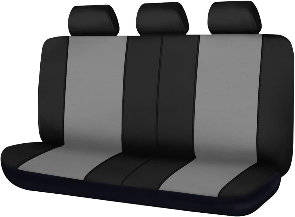 Rear Bench Car Seat Covers Split 40/60 50/50 60/40 Gray Q489866