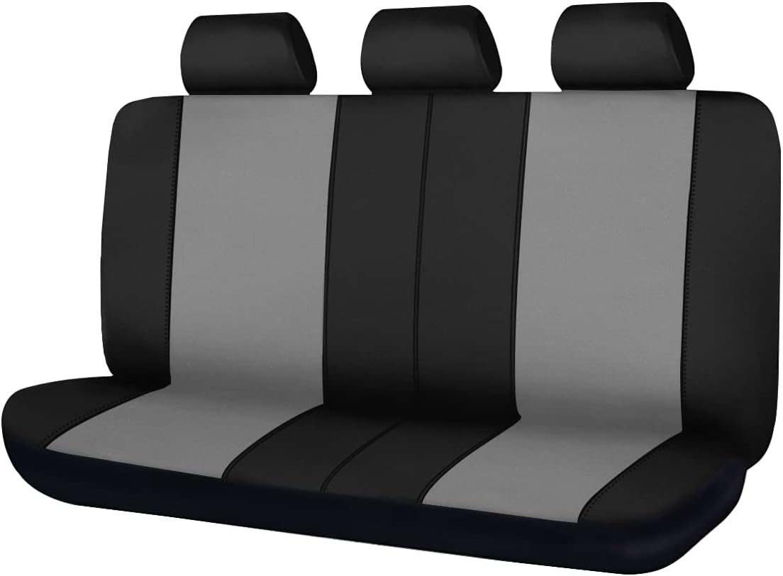 Rear Bench Car Seat Covers Split 40/60 50/50 60/40 Gray Q489866