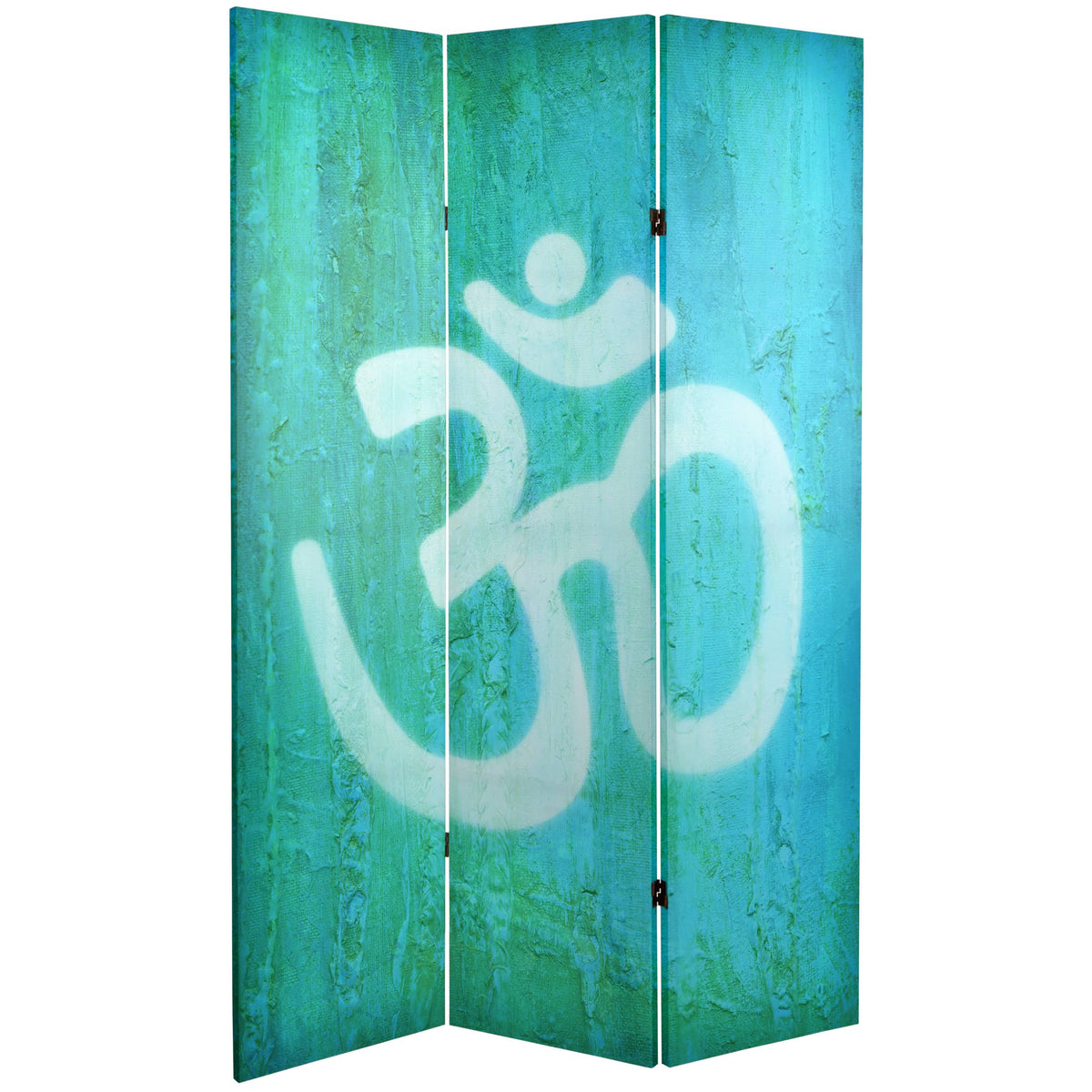 6 ft. Tall Double Sided Canvas Room Divider B87056