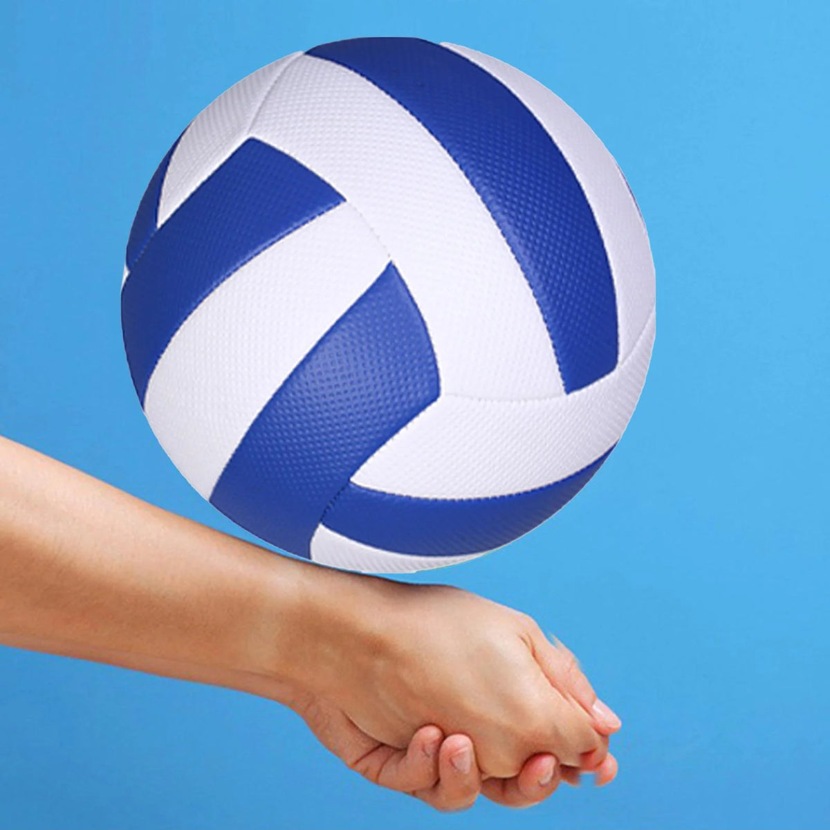 Granular Blue White Volleyball Ball W503