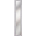 1-Lite Clear Glass Sidelite with White Frame Replacement Glass Panel S8703