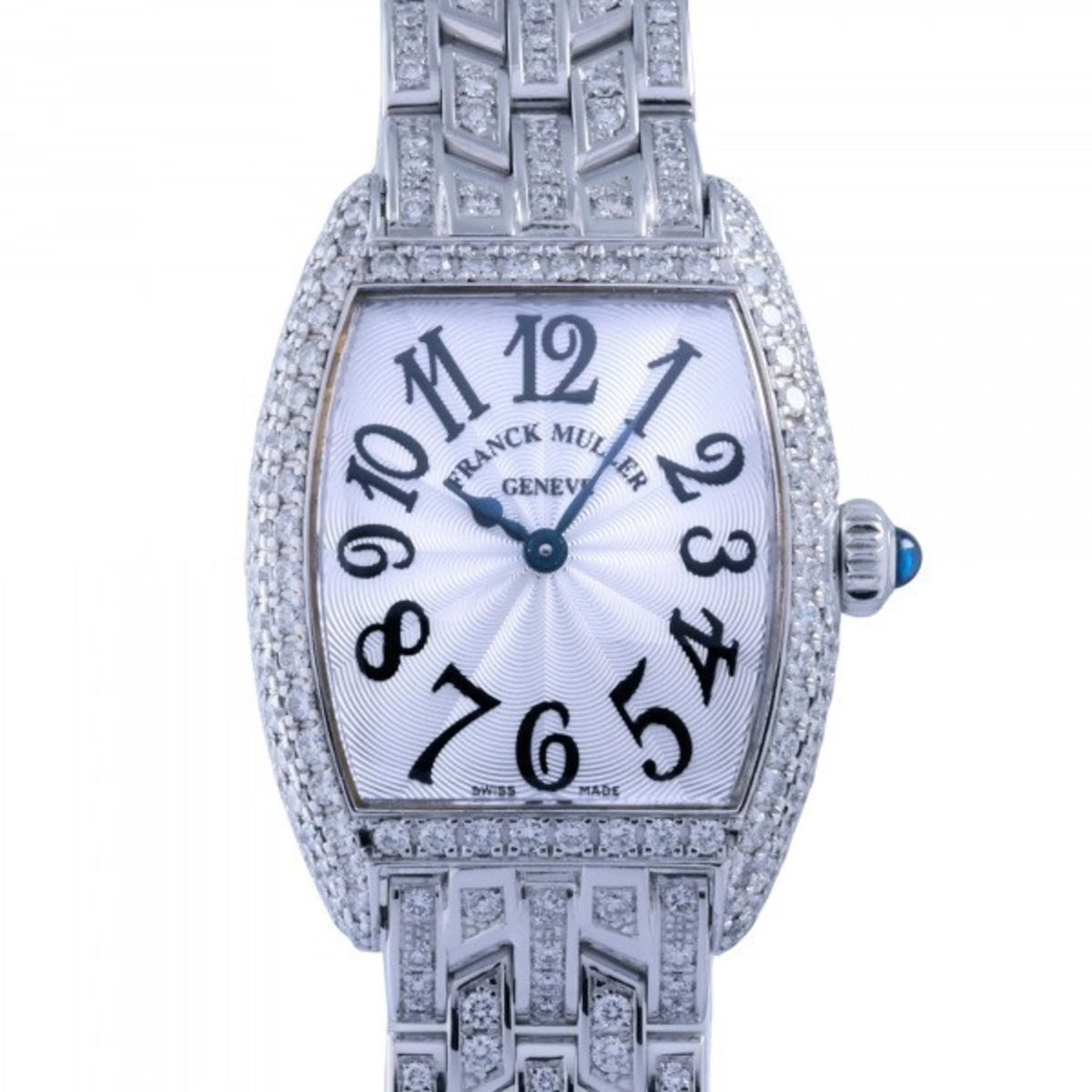 Silver Dial Tonneau Curvex Watch B286614