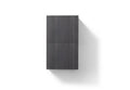 14 Wide by 24 High Linen Side Cabinet With One Door in High Gloss Gray Oak Finish J692