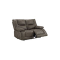Gray Fabric Power Motion Loveseat I202
