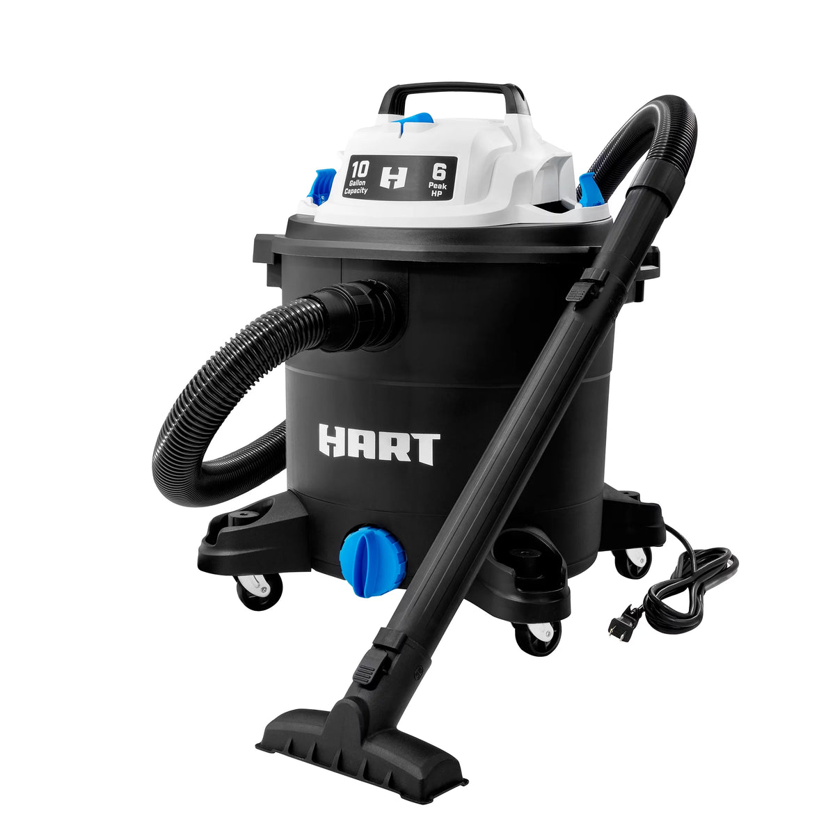 10 Gallon 6 Peak HP Poly Wet/Dry Vacuum V93540
