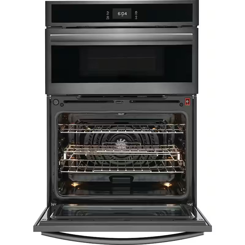 30 in Electric Built-In Wall Oven & Microwave Combination Black Stainless Steel S43441