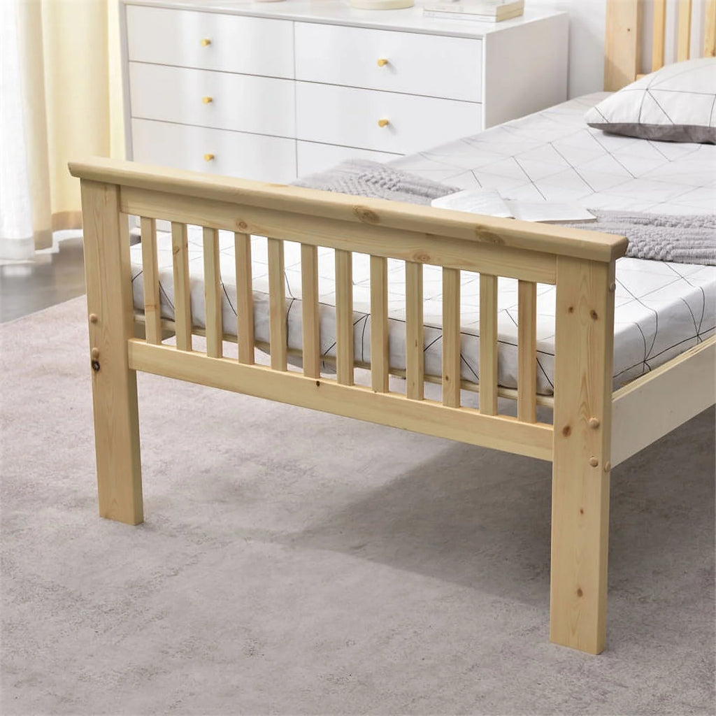 Solid Wood Platform Twin Bed M706264