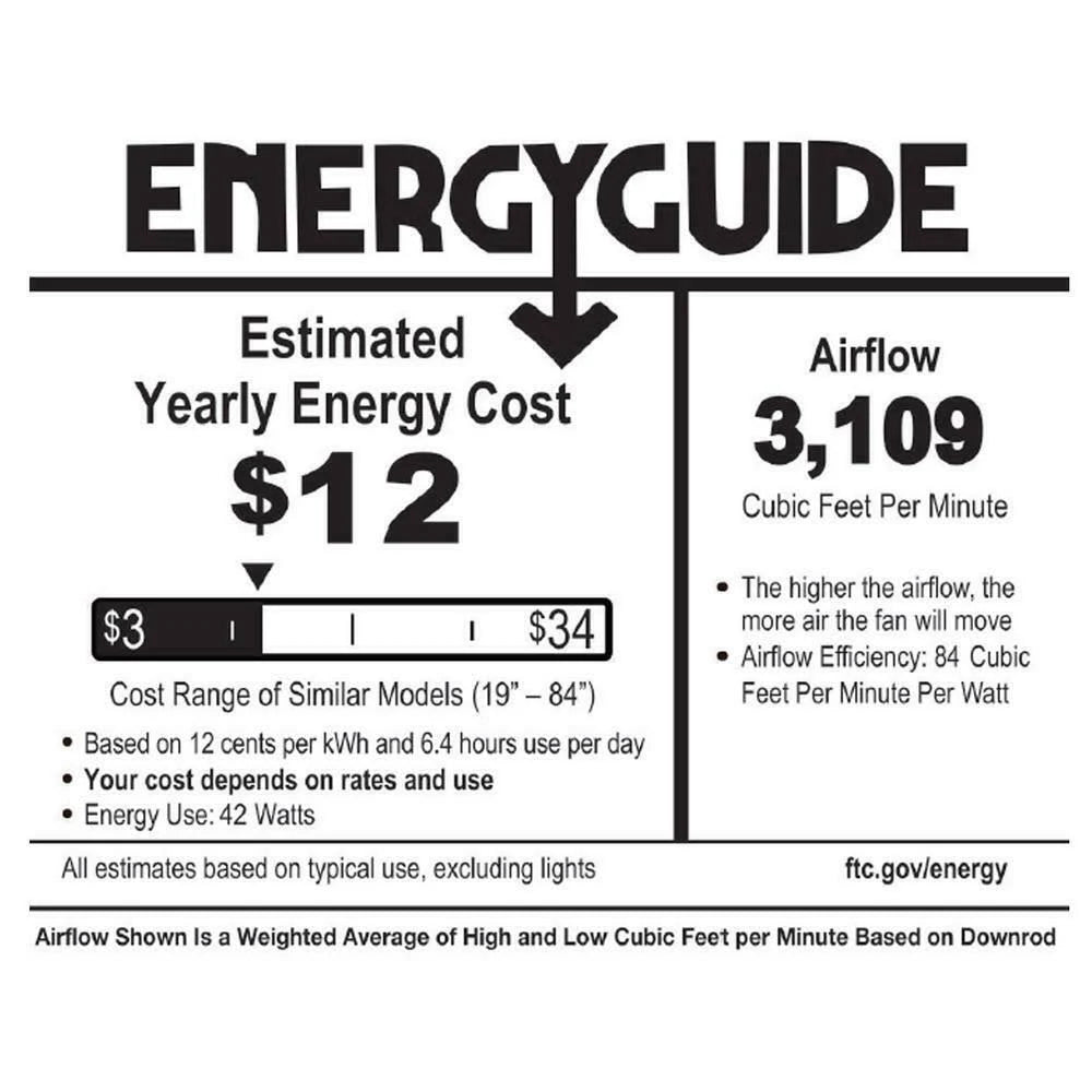52x22 LED Ceiling Fan F98833