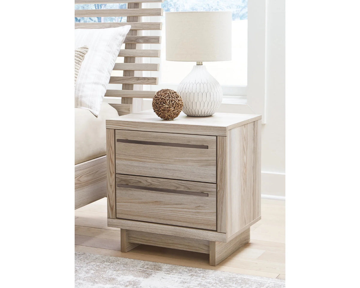 2 Drawer Nightstand with USB & Qi Wireless Charging U278181