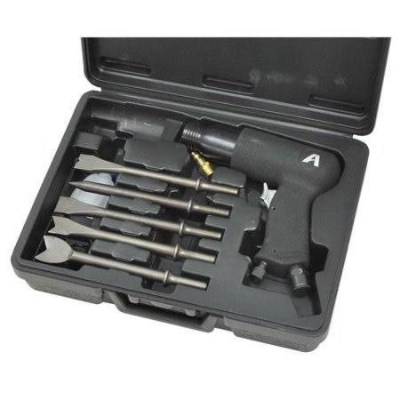 Industrial Air Hammer Kit with Case 9-Piece M380391