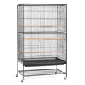 Wrought Iron Flight Cage with Stand Y263